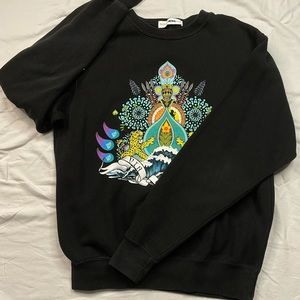 Black FashionNovaMen Crewneck Sweatshirt